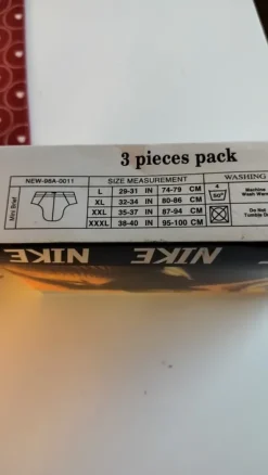 3 : et Nike merkkiset miesten alushousut