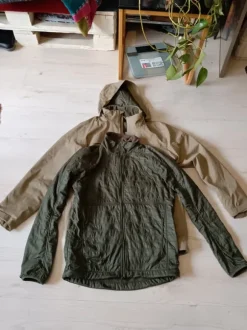 2 in 1 Miesten Topattu Takki