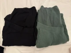 2 kpl äitiyshousuja (puuvilla)