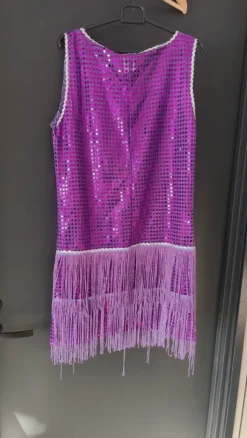 1920 -luvun flapper-mekko, koko M