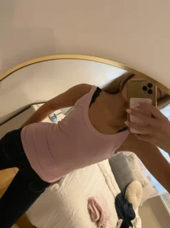 baby pink top