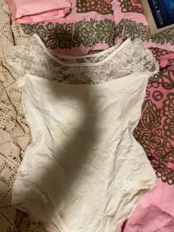 Ballet leotard white