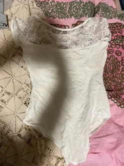 Ballet leotard white