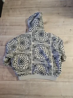 Beige-musta Kani fleecehuppari (M)