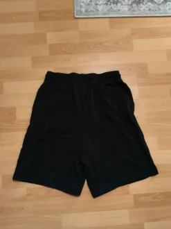 Black knee length shorts