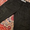 Black Pinstripe Men's Bermuda Shorts