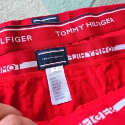 Bokserki męskie Tommy Hilfiger 3pack rozmiar m czerwone