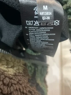 Brandit Teddyfleece jakke Woodland – str. M (ny)