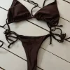Brun highwaist bikini