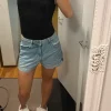 denim shorts
