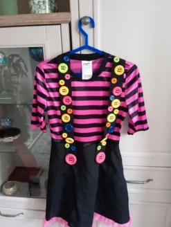 Efektowna,kolorowa sukienka - Pani Klaun.38