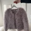 Faux fur coat