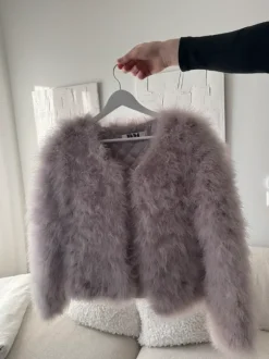 Faux fur coat