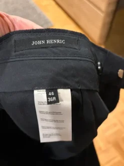 Flannel suit trousers