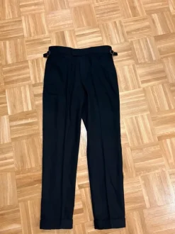 Flannel suit trousers