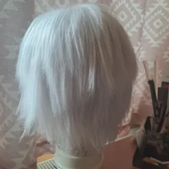 Gojo wig, white short wig