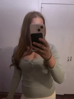 Harmaa h&m pitkäihainen