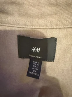 H&M Button Up Shirt Beige