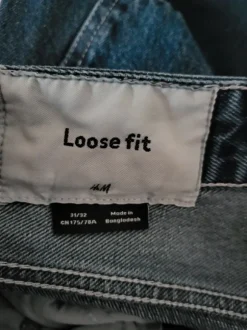 H&M loose fit farkut