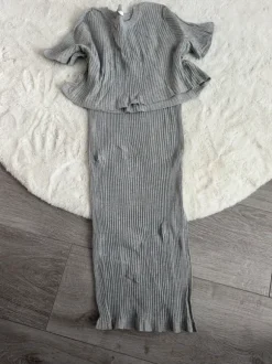 H&M mama ribbi lyhyt t-paita + kynähame koko M