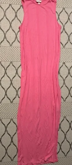 H&M pinkki raskausmekko