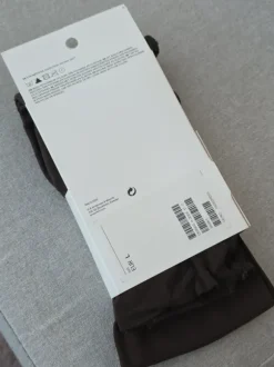 H&M tummanruskeat 100 den sukkahousut L uudet