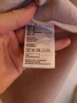 H&M villakangastakki koko M, menee M-XL (oversized)