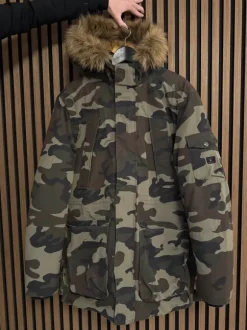 Jack & Jones camo talvitakki