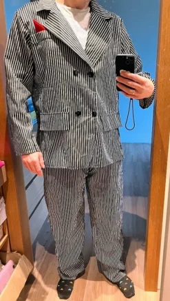 Karnavalinis gangsterio kostiumas XL