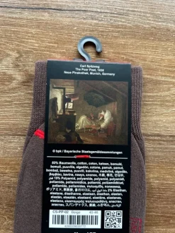 Kolorowe wysokie męskie skarpety musearta r40-46