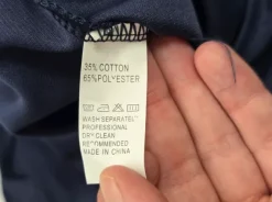 Kombinezon długi L z krótkim rękawem poliester wiązany paskiem w pasie