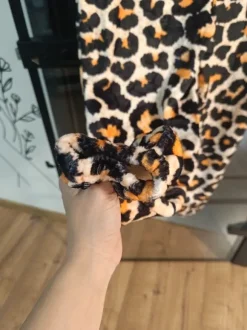 Kombinezon z kapturem polarowy, piżama z kapturem