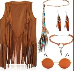 Kostium hipisowski NOWY