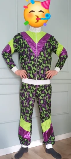 Kostium retro lata 80/90 dla dorosłych rozmiar L