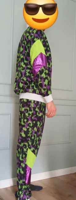 Kostium retro lata 80/90 dla dorosłych rozmiar L