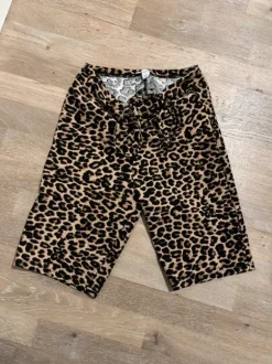 Leopard biker shorts