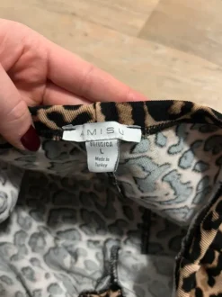 Leopard biker shorts