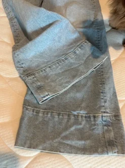 Leveä lahkeiset farkut housut 38 h&m