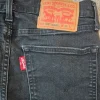 Levi's 519 mustat miesten farkut W32