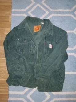 Levis's Corduroy Sunrise Trucker Jacket Green