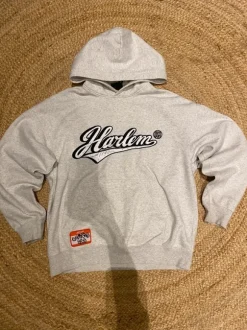 Light grey hoodie with print