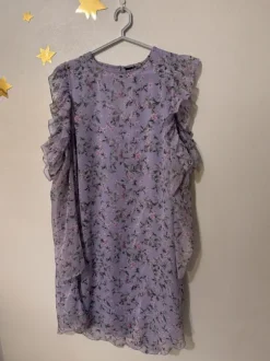 Lilac flower dress