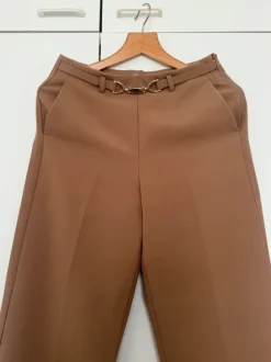 MANGO Housut Ruskeat