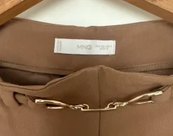 MANGO Housut Ruskeat