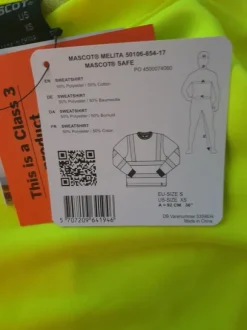 Mascot työpaita koko S