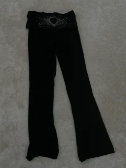 Matalavyötäröiset leveälahkeiset yoga pants