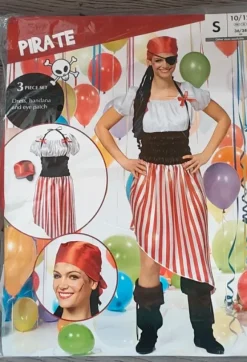 Merirosvo naamiaisasu koko 36/38