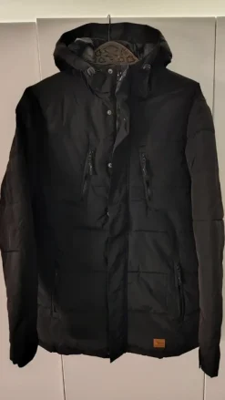 Miesten toppatakki musta koko L