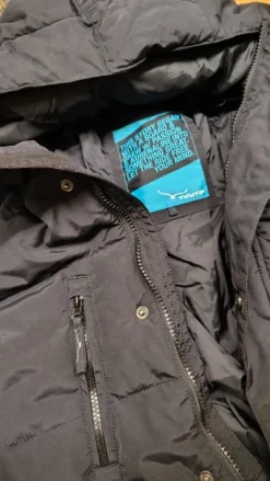 Miesten toppatakki musta koko L