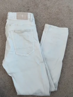 Miesten valkoiset farkut W32L30